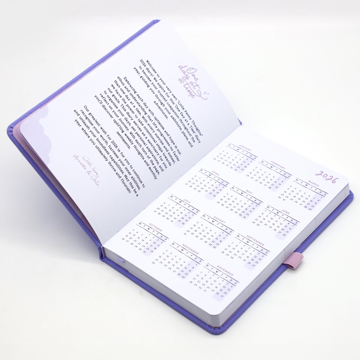 One Day At A Time 2026 Motivational Diary