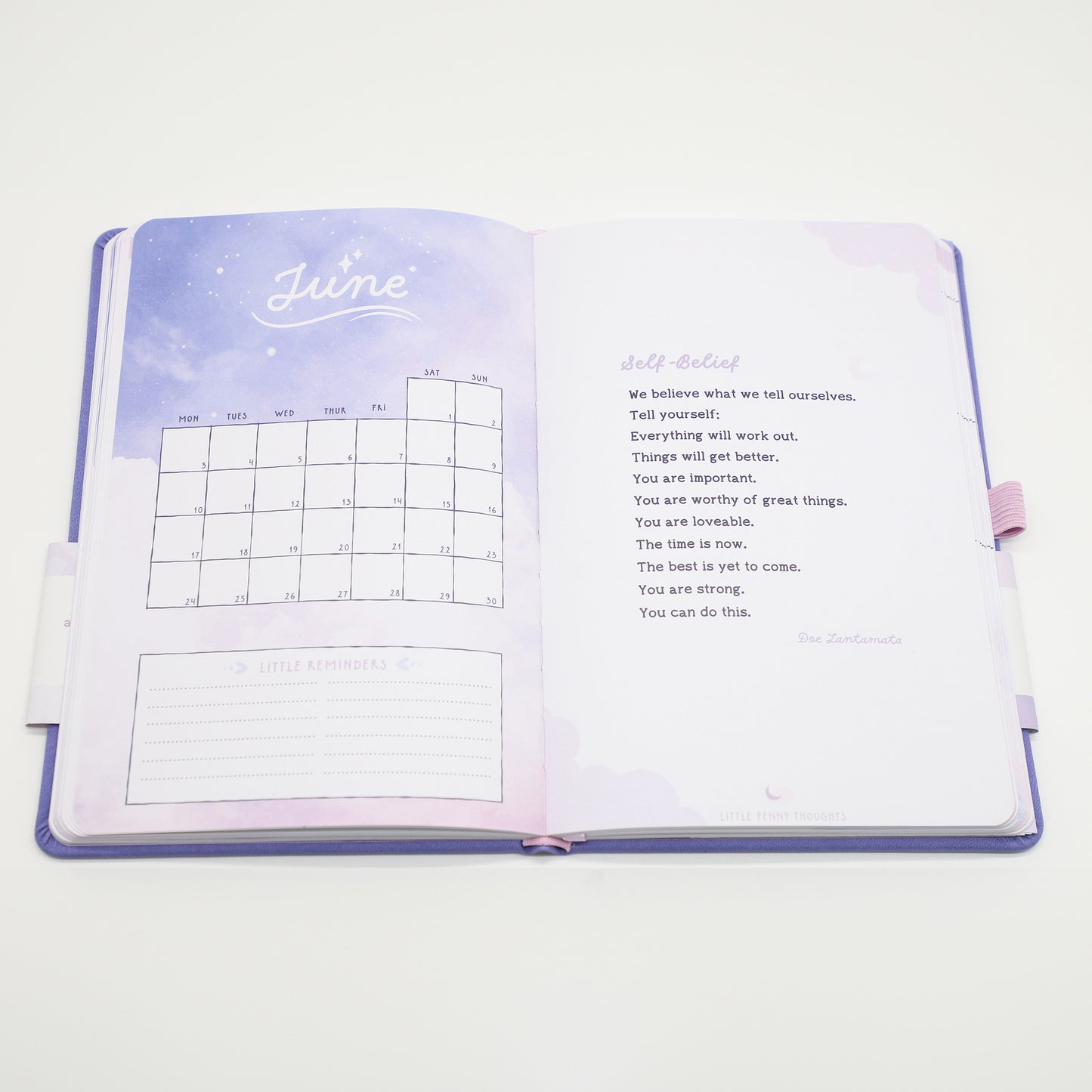 "One Day At A Time" 2024 Motivational Diary - Productivity Planner