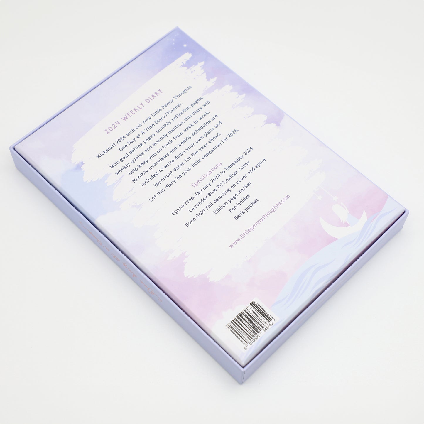 NEW - "One Day At A Time" 2024 Motivational Diary - Productivity Planner