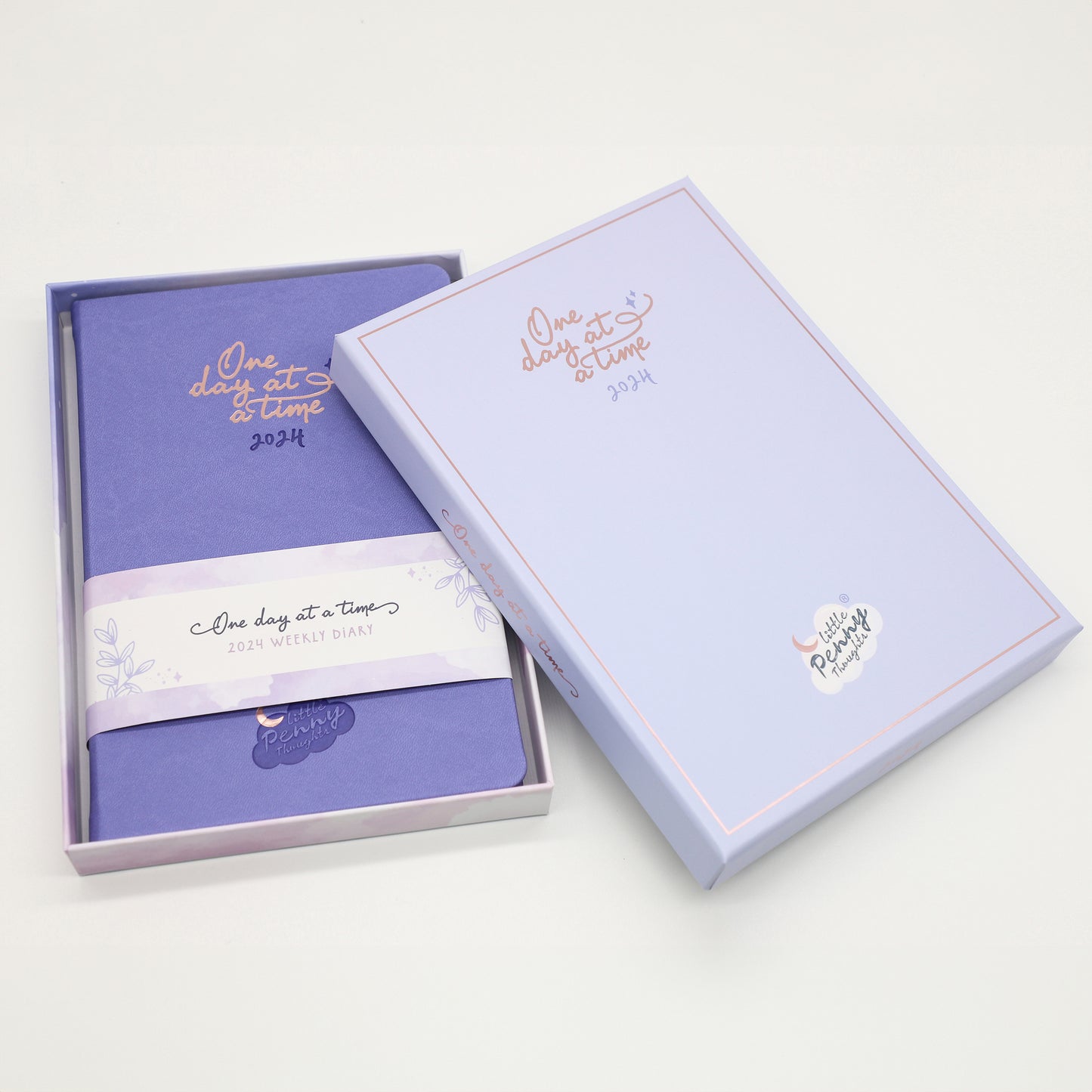 NEW - "One Day At A Time" 2024 Motivational Diary - Productivity Planner