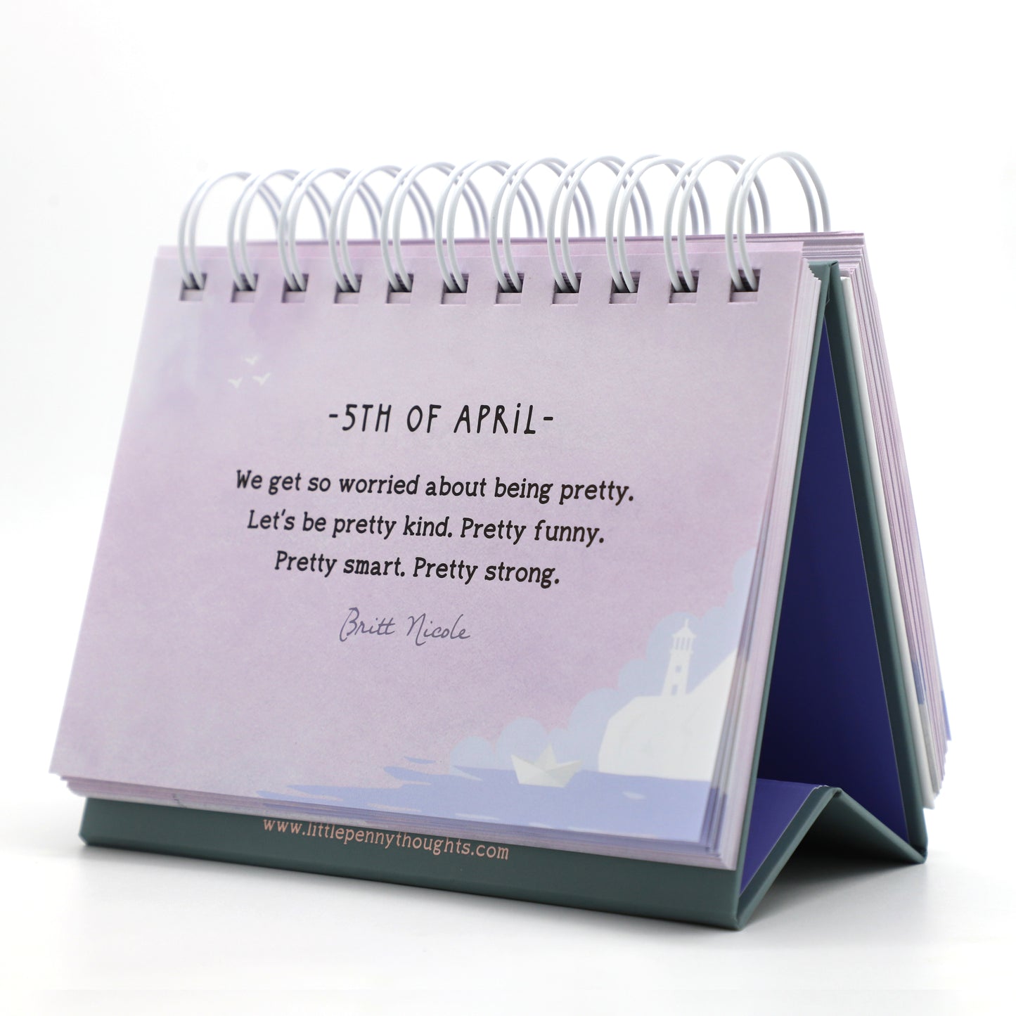 Vol IV "Little Penny's Book of Thoughts" Flip Calendar