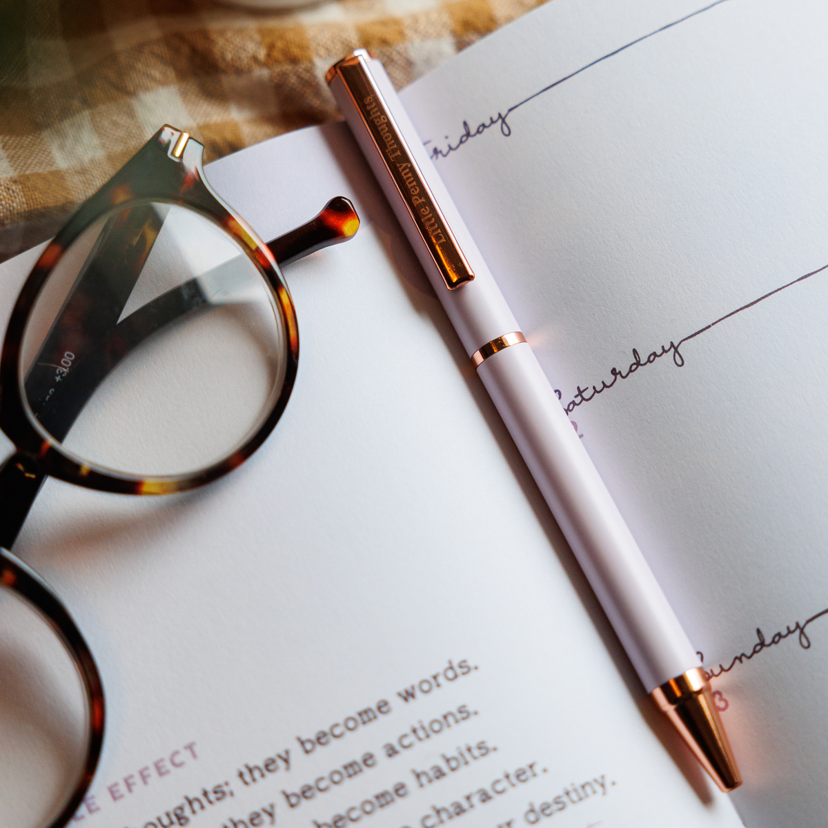 Blush & Rose Gold Pen