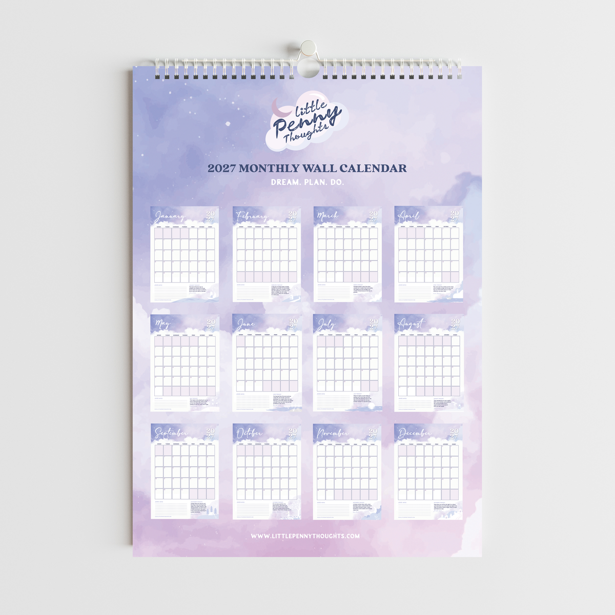 2027 Wall Calendar